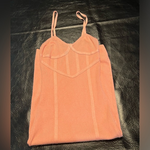 Cider rose bodycon knitted corset dress - Picture 2 of 3